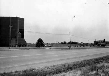 East Side Drive-In Theatre - From Road - Photo From Rg